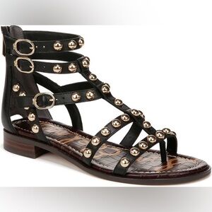 Sam Edelman Estella Sandal (7.5): black leather